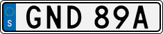 License plate of Sweden, Regular plates