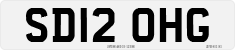 License plate of the United Kingdom, 2001 year system