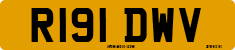 License plate of the United Kingdom, 1983 year system