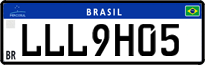 License plate of Brazil, Private owners (Mercosul)