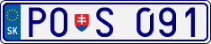 License plate of Slovakia, Sportcars