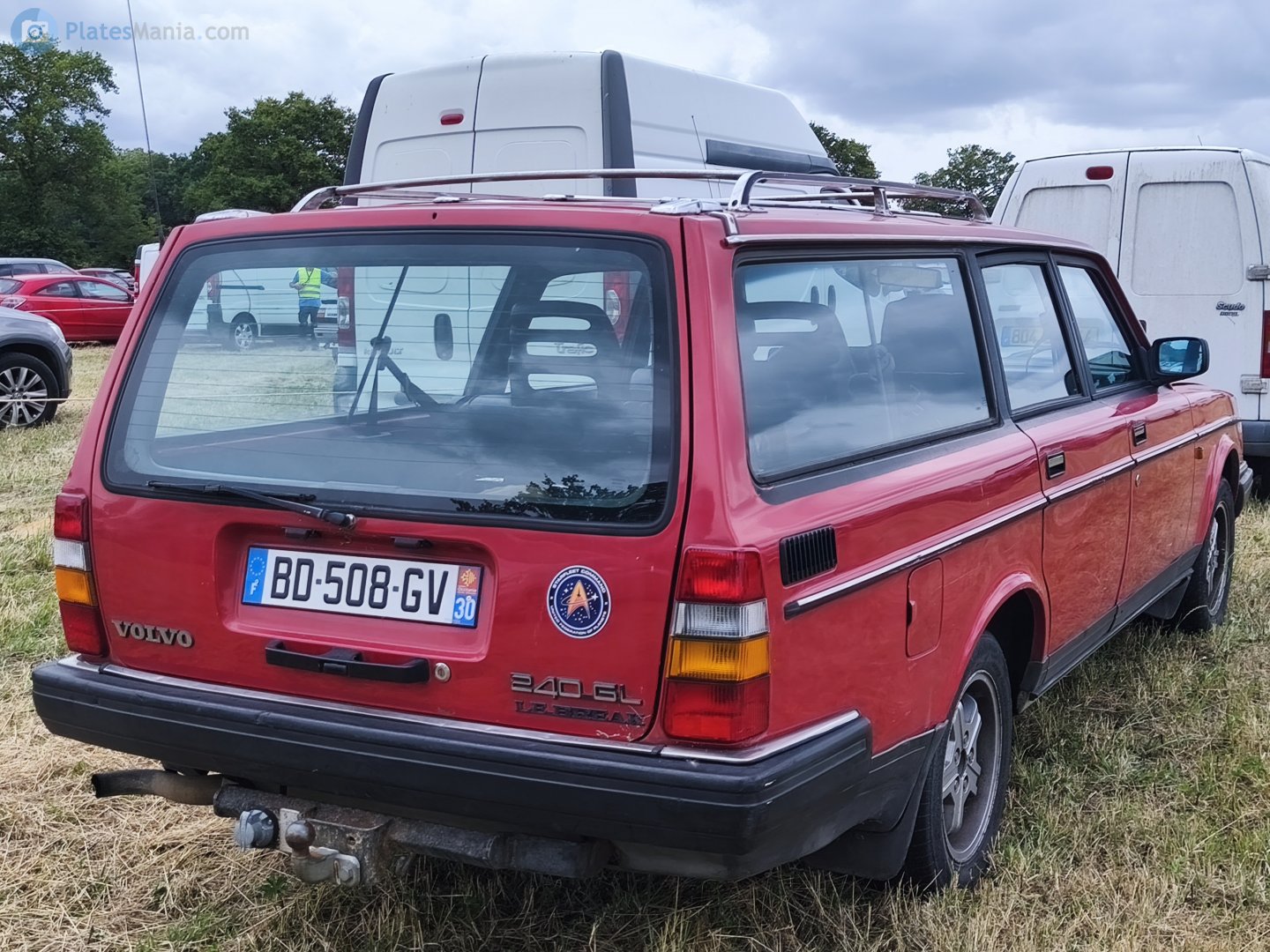 BD-508-GV, Volvo 240-Series 1st gen 5-door Wagon (245), facelift, 1978–1993