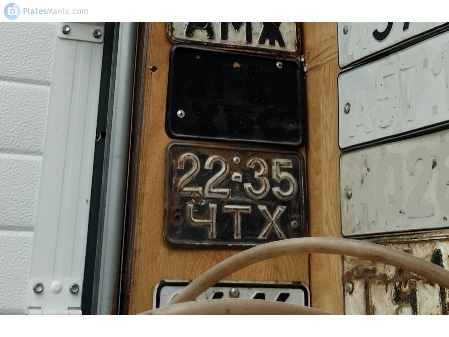 2235 ЧТХ, License plate without vehicle 