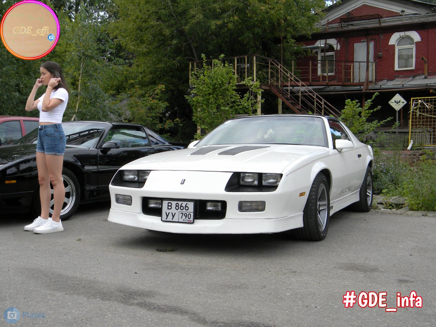 в 866 уу 790, Chevrolet Camaro 3rd gen Convertible (F III), 1986–1992