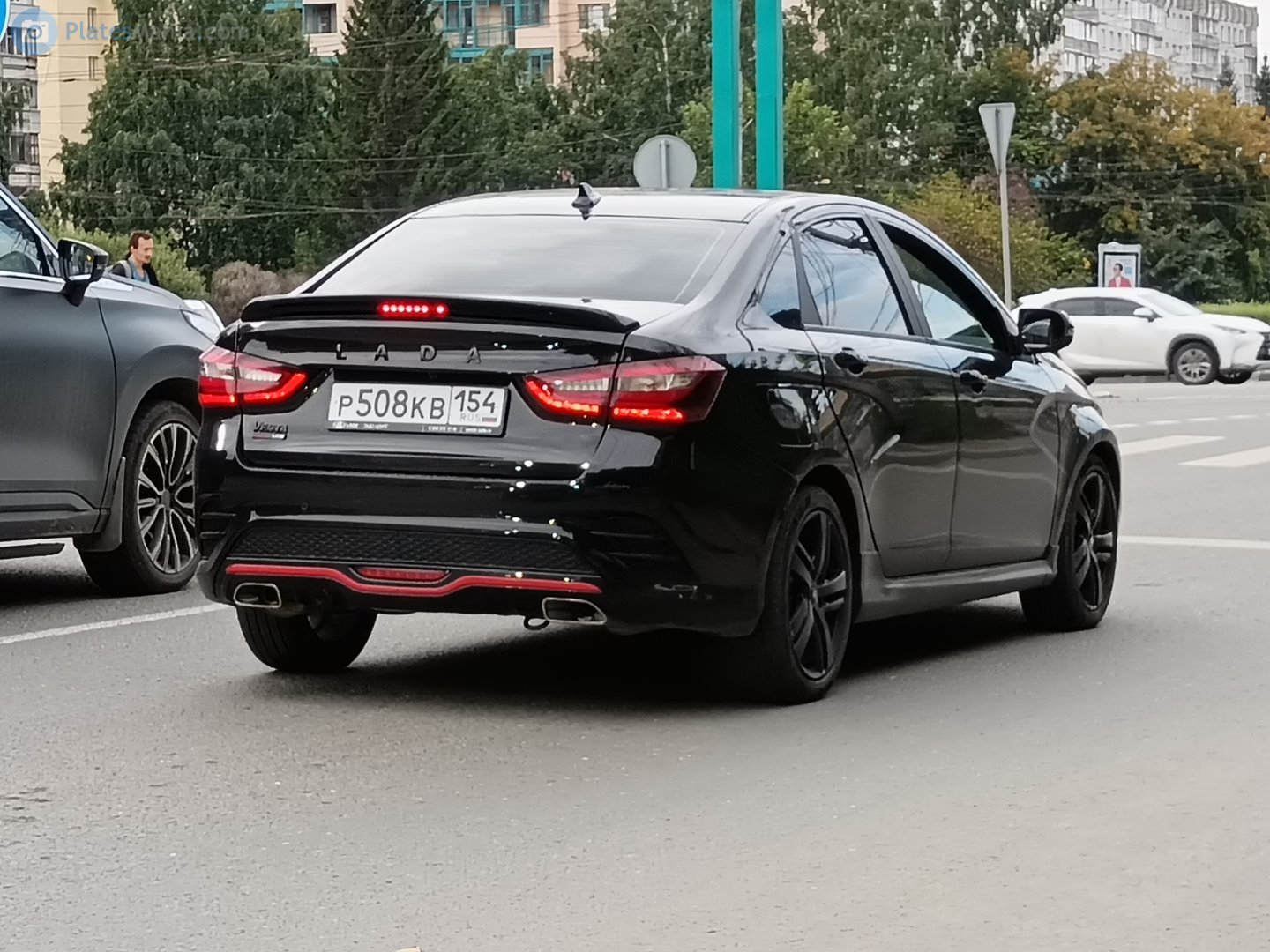 р 508 кв 154, Lada (VAZ) Vesta 1st gen Sport / Sportline Sedan (GFLS), facelift, 2023–