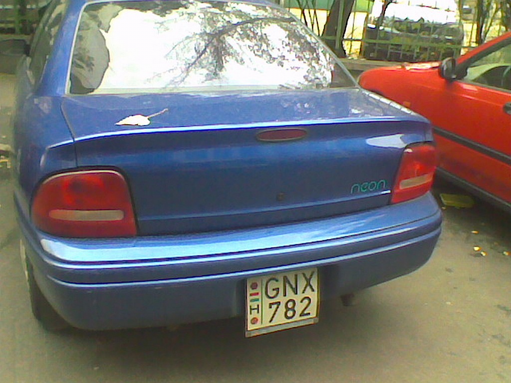 GNX-782, Dodge Neon 1st gen Sedan (PL), 1993–1999