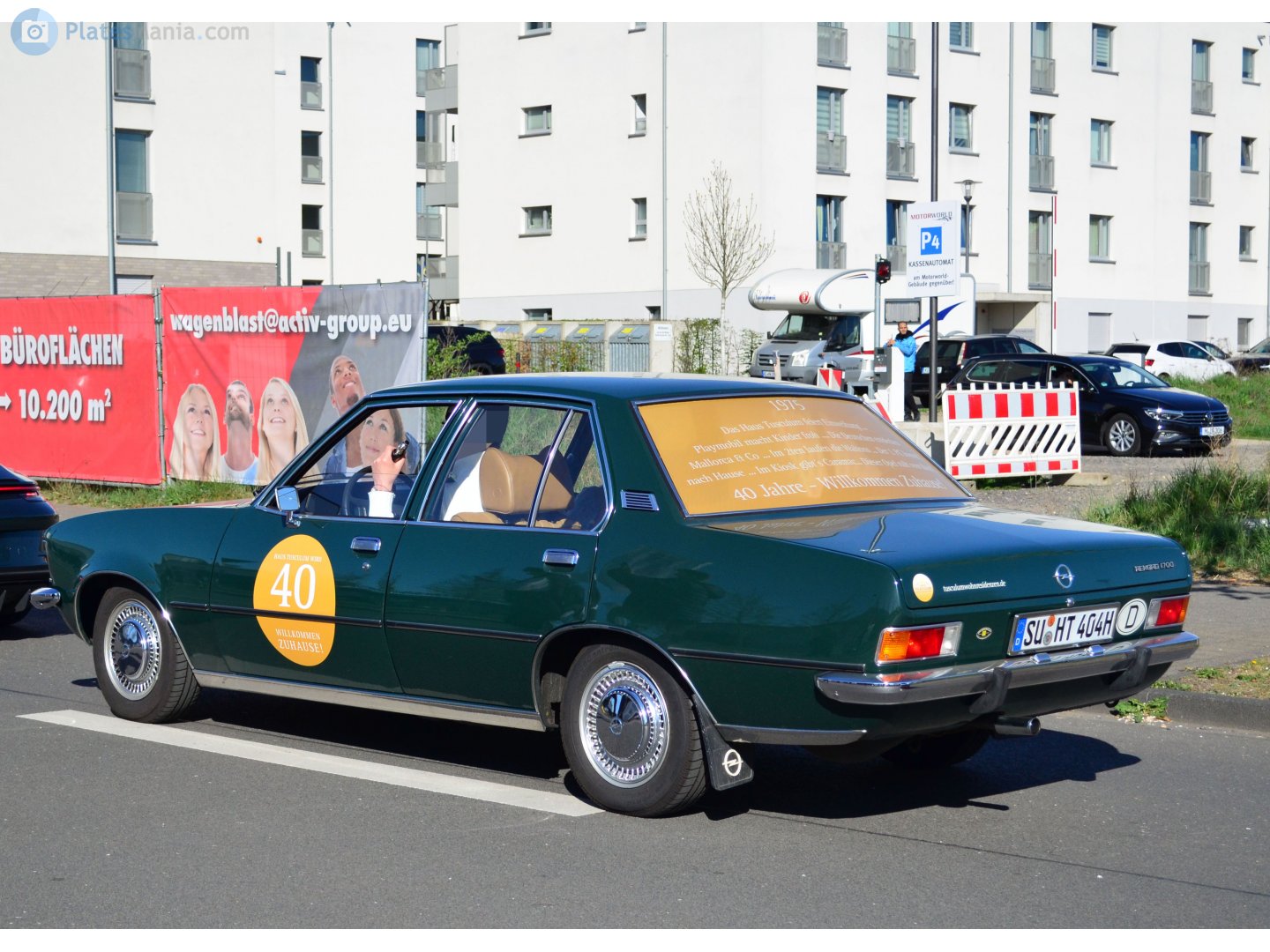 SU HT 404 H, Opel Rekord 4th gen 4-door Sedan (D), 1972–1977