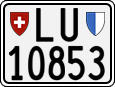 License plate of Switzerland, Motorcycles