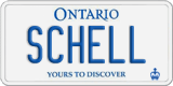 Ontario, Vanity Plates