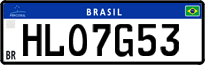 License plate of Brazil, Private owners (Mercosul)