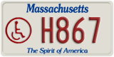 Massachusetts, Vehicles for disabled persons