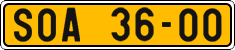 License plate of the Czech Republic, Commercial vehicles (1960)