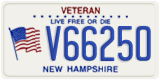 New Hampshire, Veteran (V12345/ 1234)