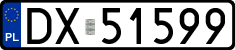 License plates of Poland, Regular car plates