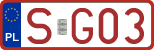 License plates of Poland, Provisional and testing