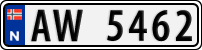 License plate of Norway, Trailers, motorcycles, special vehicles