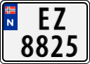 License plate of Norway, Trailers, motorcycles, special vehicles