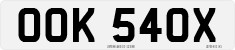 License plate of the United Kingdom, 1963 year system