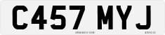 License plate of the United Kingdom, 1983 year system