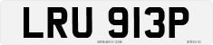 License plate of the United Kingdom, 1963 year system