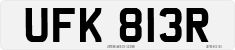 License plate of the United Kingdom, 1963 year system