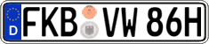 German license plate, Plates for oldtimers (type 