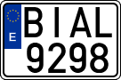 License plates of Spain, 1971 year series