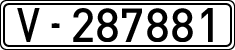 License plates of Spain, 1900 year series