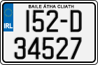 License plate of Ireland, Regular plates