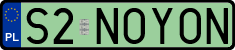 License plates of Poland, Vanity Plates