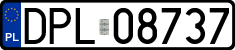 License plates of Poland, Regular car plates