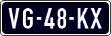 License plate of the Netherlands, Commercial Vehicles (1951-1994 system)