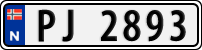 License plate of Norway, Trailers, motorcycles, special vehicles