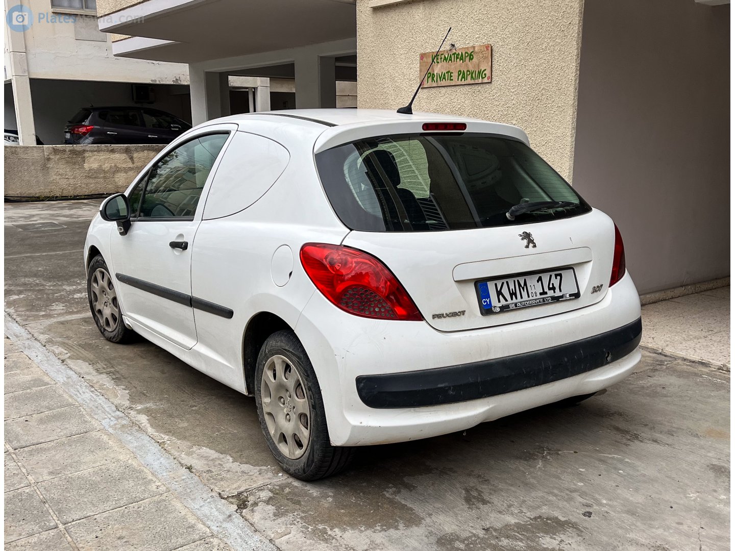 KWM 147, Peugeot 207 3-door Van (A79), 2006–2012
