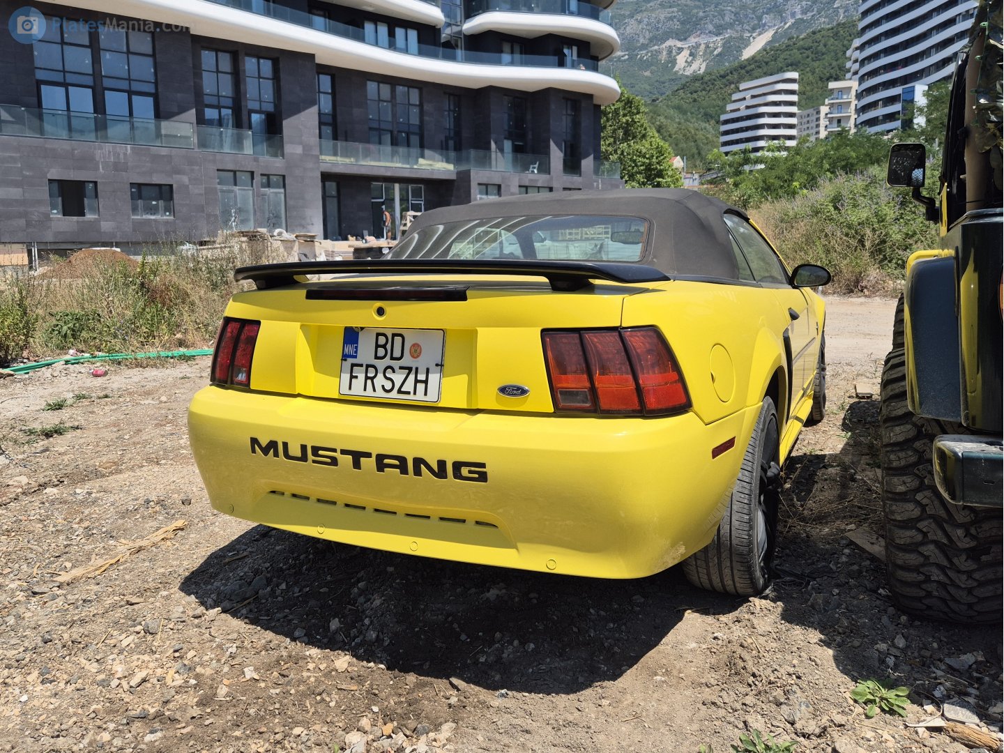 BD FRSZH, Ford Mustang 4th gen 2-door Convertible (SN95), facelift, 1998–2004