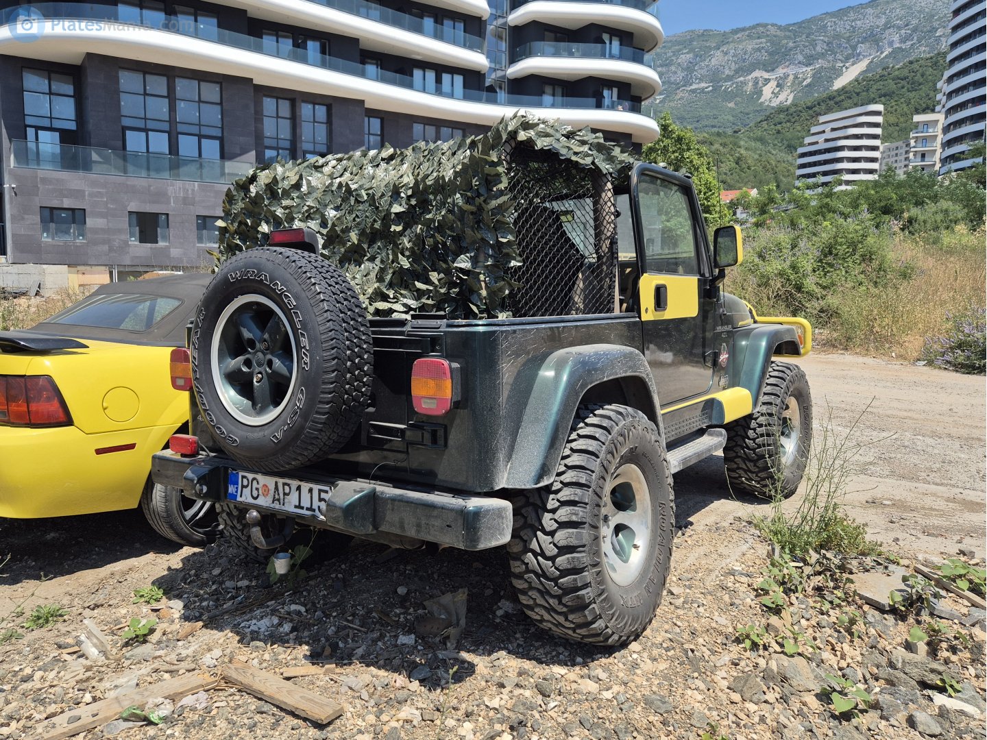 PG AP115, Jeep Wrangler 2nd gen (TJ/LJ), 1996–2006