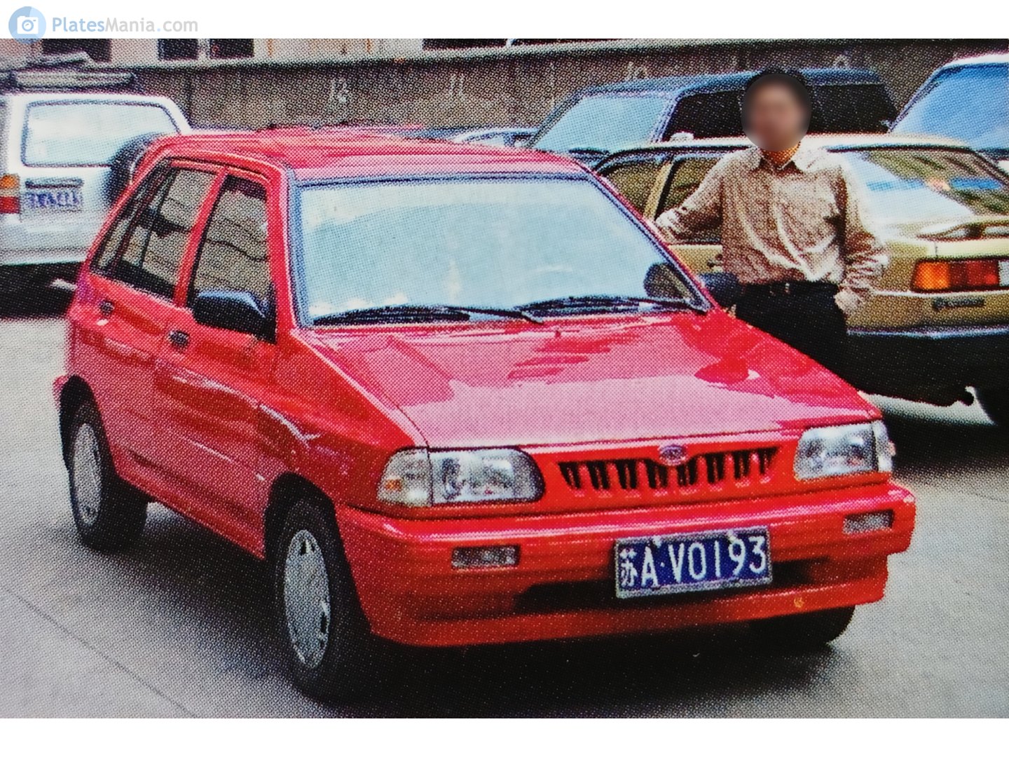 苏A·V0193, Kia Pride 1st gen 5-door Hatch (Y), 1988–2000