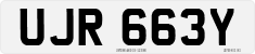 License plate of the United Kingdom, 1963 year system