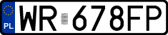 License plates of Poland, Regular car plates