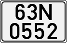License plate of Vietnam, Cars