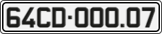 License plate of Vietnam, Specialty plates