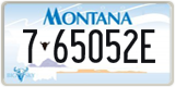 Montana, 1-12345A / 10-1234A