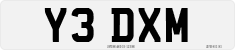 License plate of the United Kingdom, 1983 year system