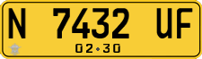 License plate of Indonesia, Commercial vehicles