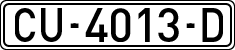 License plates of Spain, 1971 year series
