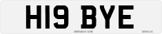License plate of the United Kingdom, 1983 year system