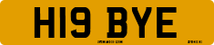 License plate of the United Kingdom, 1983 year system