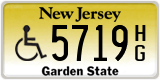 New Jersey, Vehicles for disabled persons (A/B XXXX / XXXX A/B)