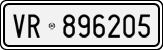 License plate of Italy, Cars (1927 year series)
