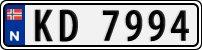 License plate of Norway, Trailers, motorcycles, special vehicles